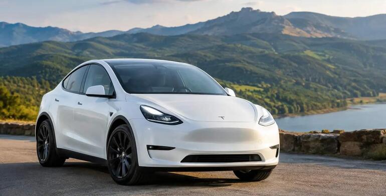 Tesla Model Y под наем за пътуване в България