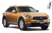 Инфинити QX70 луксозен джип под наем, наличен само при нас
