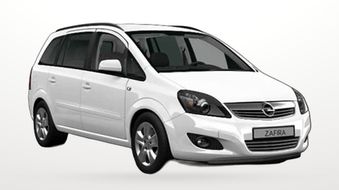 Опел Зафира - евтин седем местен миниван автоматик под наем в София